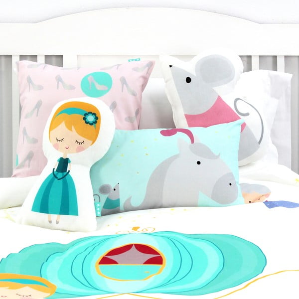 Dječje pamučne navlake za poplun i jastuk Mr. Fox Pumpkin, 140 x 200 cm-image-3