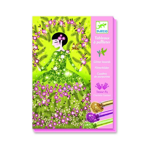 Dječji kreativni set s pijeskom Djeco Svjetlucave plesačice-image-3