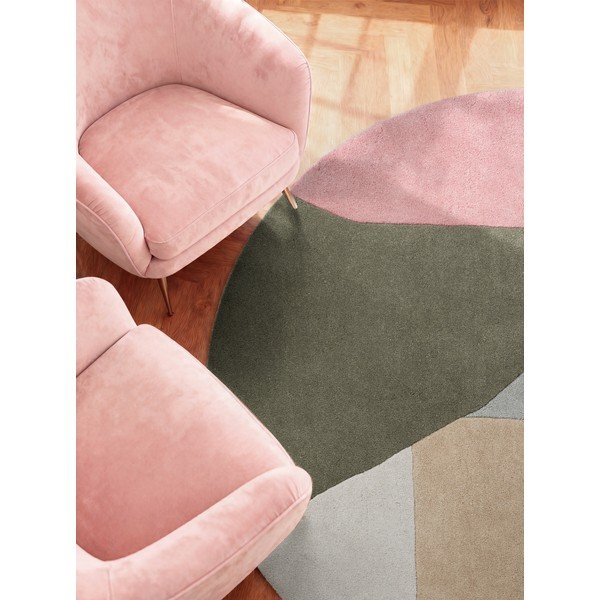 Ručno rađen vunen okrugao tepih ø 200 cm Westminster Curzon – Ted Baker-image-3