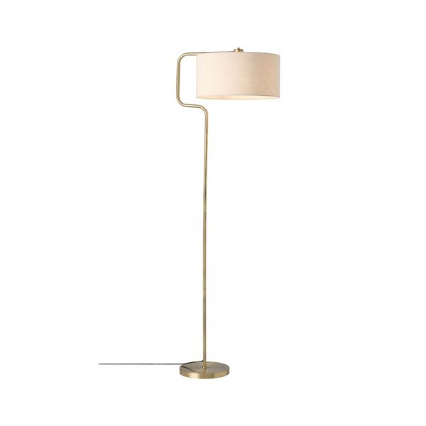 Krem/mjedena tekstilna stojeća svjetiljka (visina 160 cm) Josho – Ellos Home-image-3