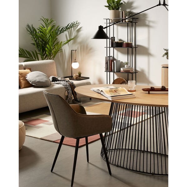 Blagovaonski stol s pločom od drveta manga Kave Home, 200 x 110 cm-image-3