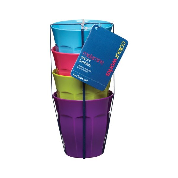 Set od 4 šalice Kitchen Craft Colourworks, 225 ml-image-1