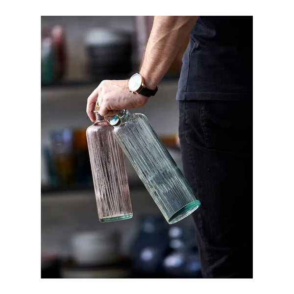 Ružičasta staklena boca 1,2 l Kusintha - Bitz-image-3