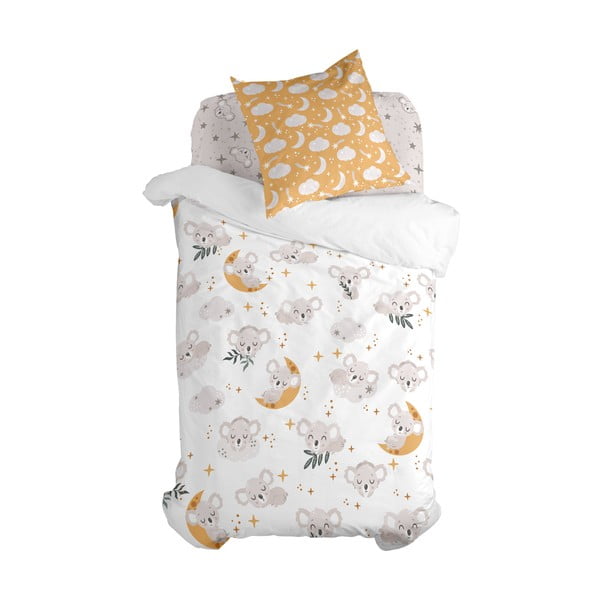 Pamučna dječja posteljina za krevet za jednu osobu 140x200 cm Baby koala – Moshi Moshi