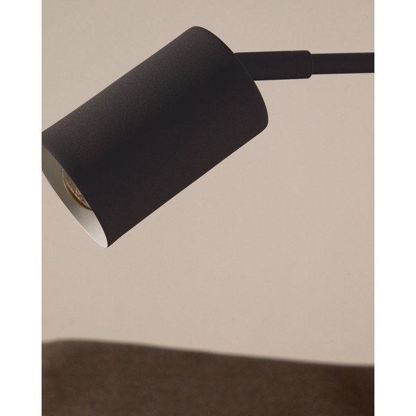 Crna metalna stolna lampa (visina 49 cm) Manie – Kave Home-image-4