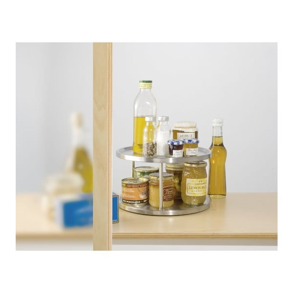 Rotirajući pladanj od nehrđajućeg čelika Wenko Turn Duo, ø 26,5 cm-image-3