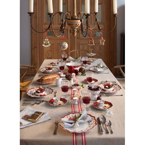 Bijelo-crvena porculanska božićna posuda Toy's Delight Villeroy & Boch, Ø 14,8 cm-image-2