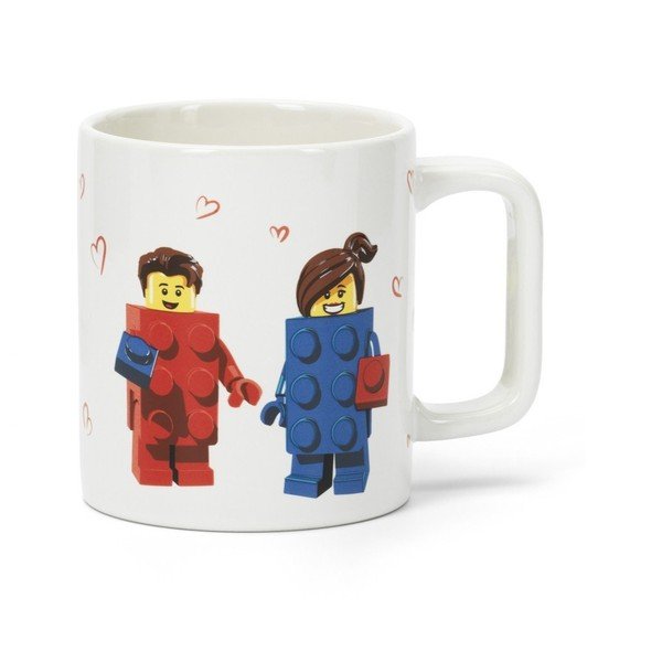 Bijela keramička dječja šalica 300 ml Love – LEGO®
