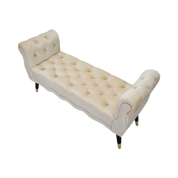 Krem baršunasti klupa Paris – Mauro Ferretti-image-3