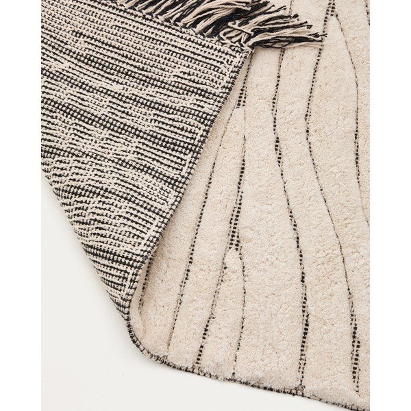 Bež kupaonska prostirka 50x70 cm Crilda – Kave Home-image-2