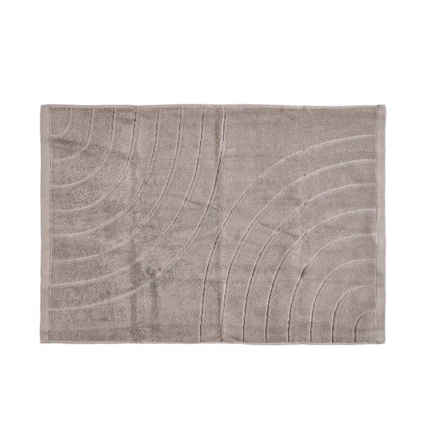 Sivo-bež pamučan ručnik od frotira 50x70 cm Time – Zone-image-1