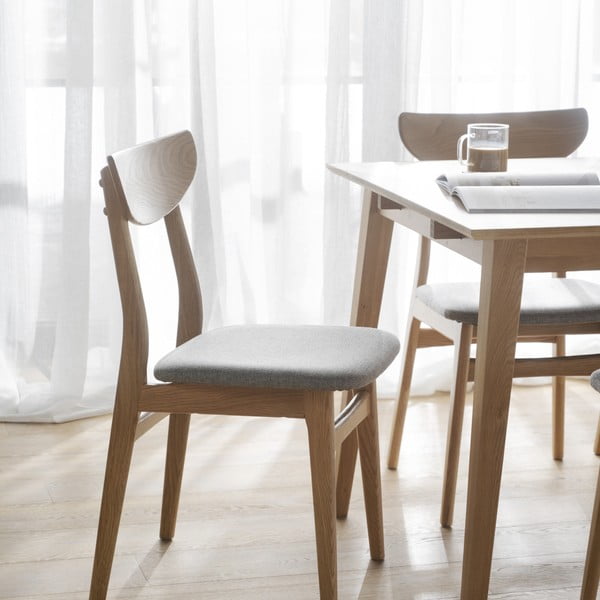 Blagovaonske stolice u kompletu od 2 komada u prirodnoj boji Rodham - Rowico-image-1