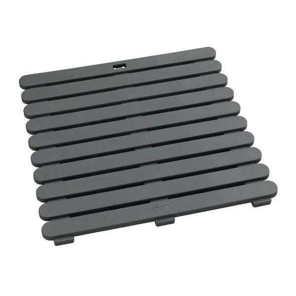 Tamno siva plastična prostirka pogodna i za eksterijer Wenko Outdoor Grey, 55 x 55 cm-image-3