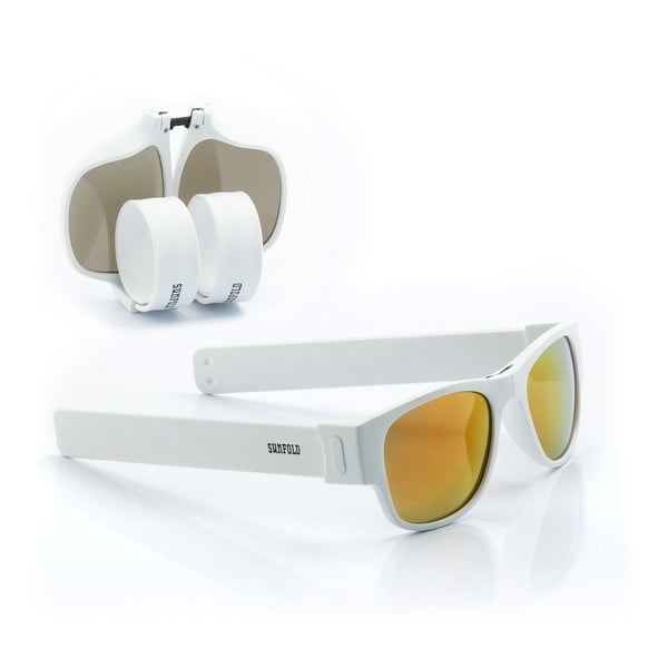 Bijelo-žute rolane sunčane naočale InnovaGoods Sunfold ES6