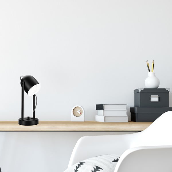 Crna stolna lampa - LAMKUR-image-1