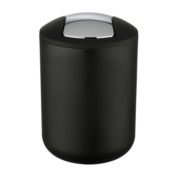 Crni koš za smeće Wenko Brasil S, visina 21 cm-image-2