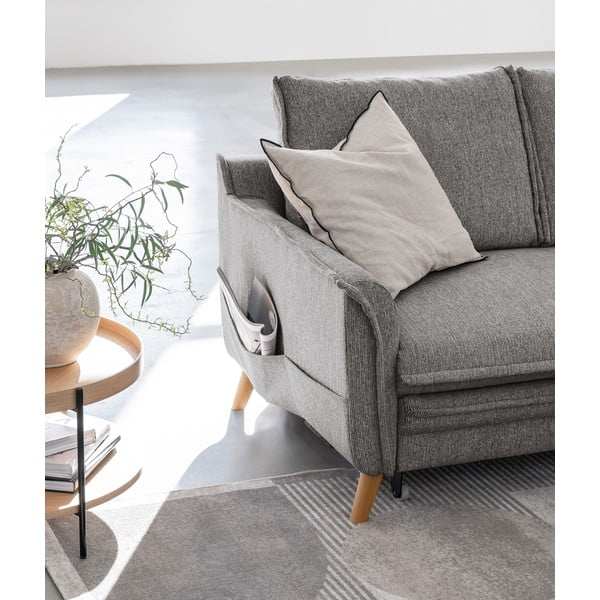 Siva sklopiva kutna garnitura (s desnim kutom) Charming Charlie – Miuform-image-4