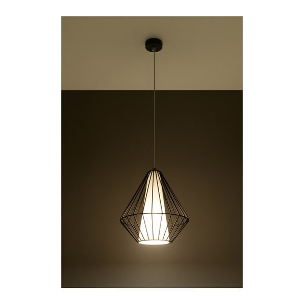 Crna viseća lampa Sollux Alfredo-image-3