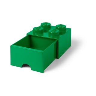 Zelena kutija za pohranu s ladicom LEGO®