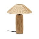 Stolna lampa u prirodnoj boji (visina 41 cm) Samse – Kave Home