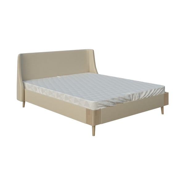 Bež bračni krevet ProSleep Lagom Side Soft, 180 x 200 cm