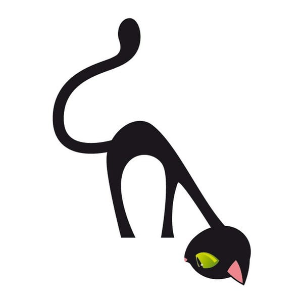 Naljepnica Ambiance Curious Cat, 17 x 12 cm-image-1