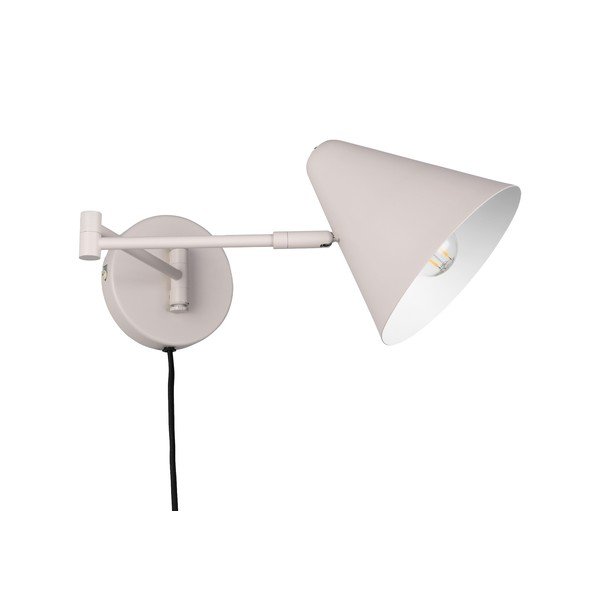 Zidna lampa sa savitljivom konstrukcijom s utikačem boje slonovače ø 15 cm Cosima – Trio