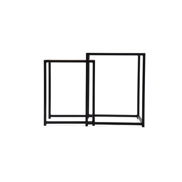 Pomoćni stolići u setu 2 kom u dekoru hrasta 38x38 cm Noah – Bonami Essentials-image-4