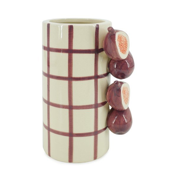 Ljubičasta/krem keramička vaza (visina 21 cm) Havor – Yes Everyday