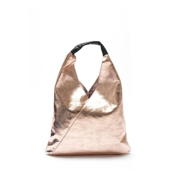 Ružičasta metalik kožna torbica Isabella Rhea Tribulus