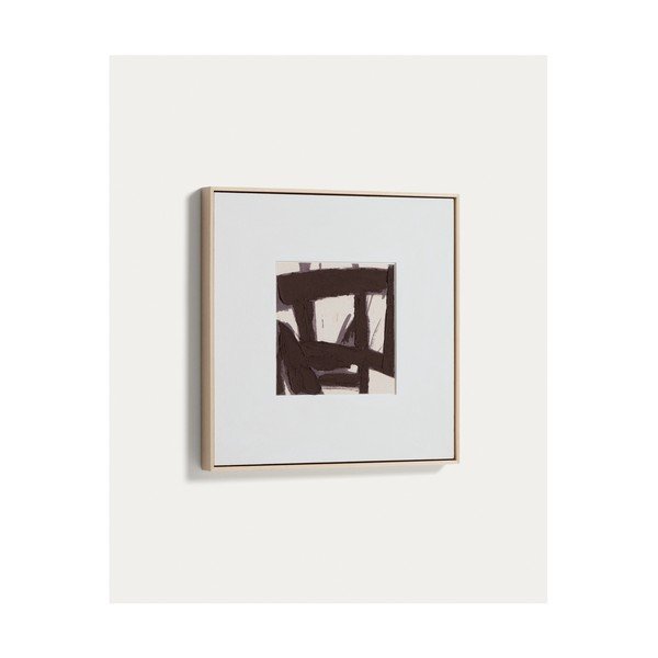 Ručno oslikana slika s okvirom/na platnu 60x60 cm Arilan – Kave Home