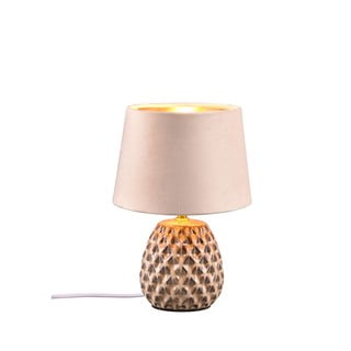 Bež stolna lampa (visina 27 cm) Ariana – Trio