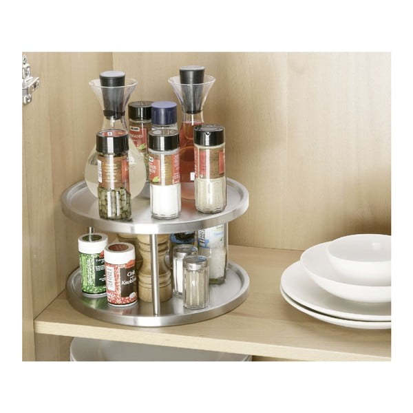 Rotirajući pladanj od nehrđajućeg čelika Wenko Turn Duo, ø 26,5 cm-image-1