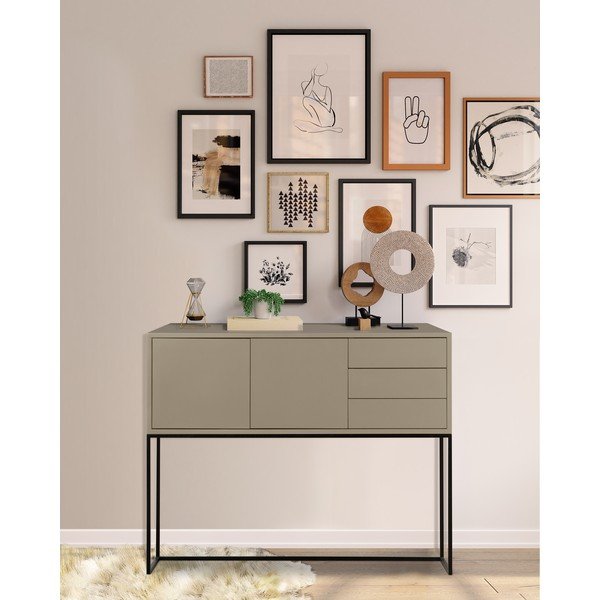 Bež niska komoda 113x88,5 cm Scott – Really Nice Things-image-1