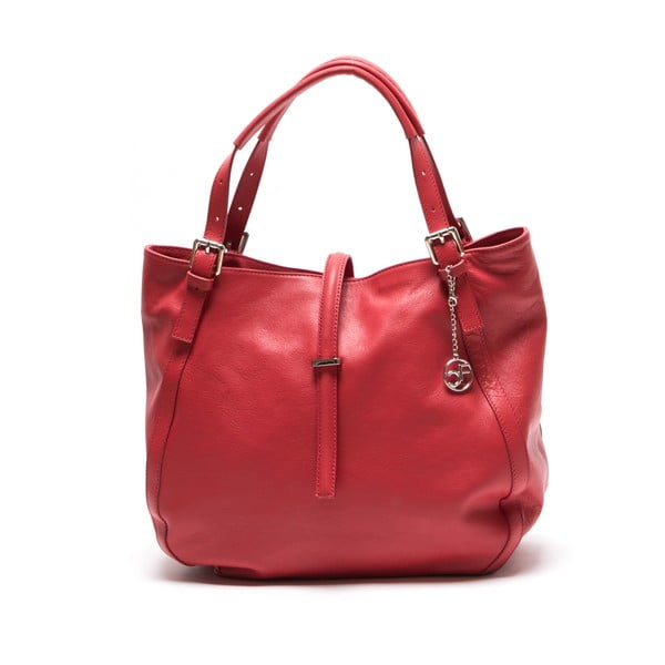 Kožna torbica Theresa, crvena