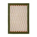 Zeleni/u prirodnoj boji ručno rađen vunen tepih 120x170 cm Apex Border Wool – Flair Rugs