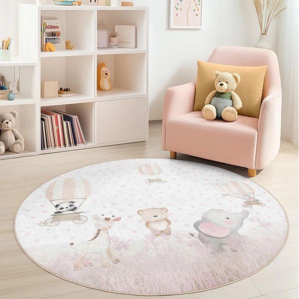 Periv dječji tepih ø120 cm Dainty Animals – Mila Home-image-3