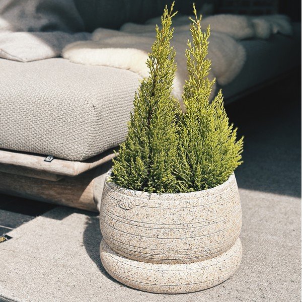 Betonska ukrasna tegla za cvijeće ø 35 cm Bubble Bill – Paju Design-image-4