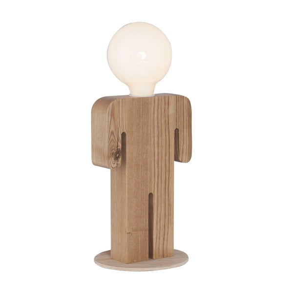 Drvena stolna lampa Homemania Decor Lui&Lei-image-1