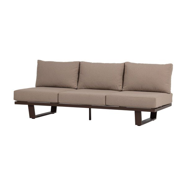 Smeđa podstavljena vrtna sofa Bear – WOOOD-image-2