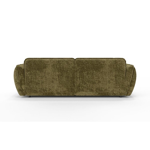 Zelena kutna garnitura od šenila (s lijevim kutom/s ležaljkom) Nelia – Ropez-image-4