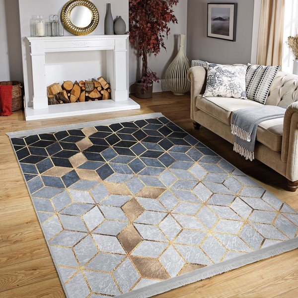 Plavo-siva staza  80x200 cm - Mila Home-image-3