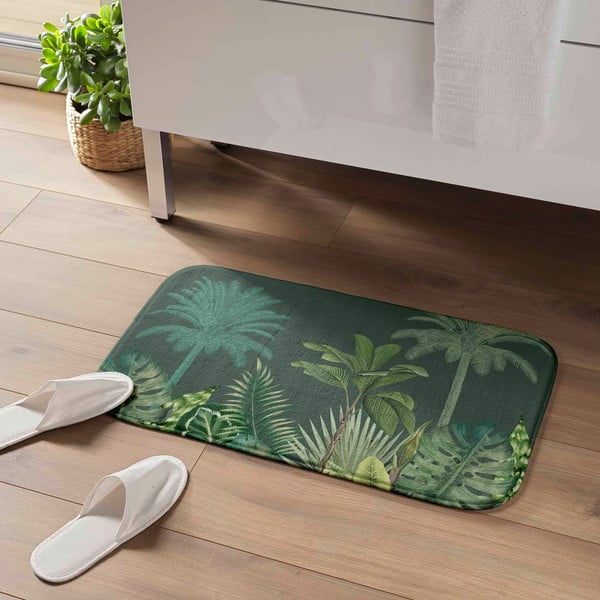 Zelena kupaonska prostirka 45x75 cm Vagabonde – douceur d'intérieur-image-1