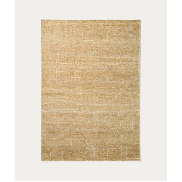 Senf žuti ručno rađen tepih 160x230 cm Eloda – Kave Home