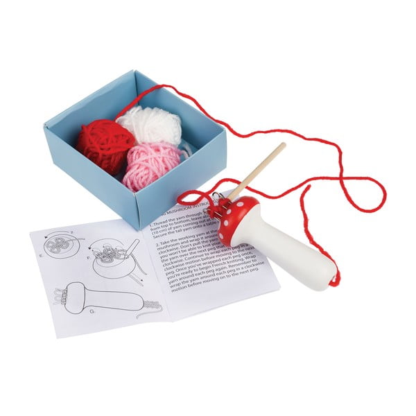Kreativna igračka Knitting Kit Mushroom – Rex London-image-4