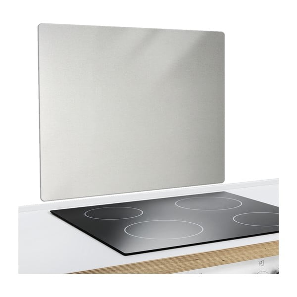 Zaštitna ploča od nehrđajućeg čelika Maximex Silver, 50 x 56 cm