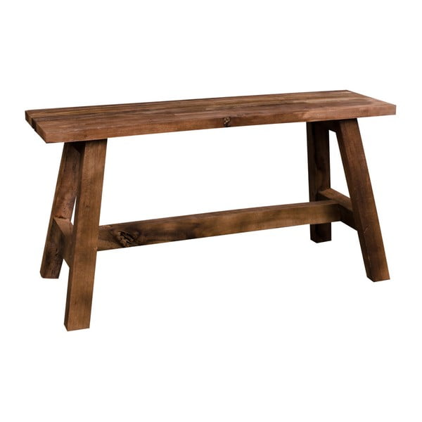 Smeđa vrtna klupa od masivnog drveta Barcelona – House Nordic-image-3