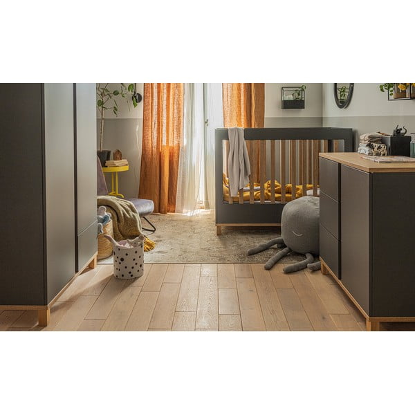 Siva komoda Vox Altitude, visina 85 cm-image-1