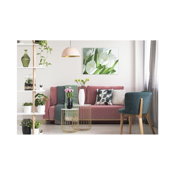Slika Styler Canvas White Tulipani, 60 x 80 cm-image-1
