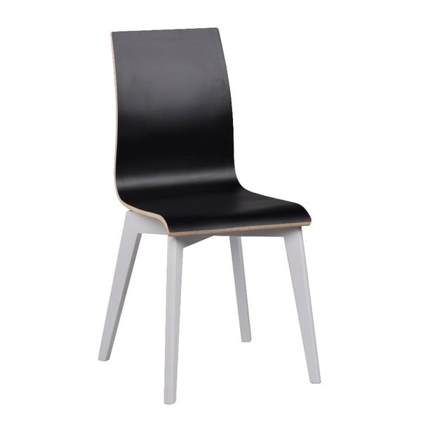 Crna blagovaonska stolica s bijelim nogama Rowico Grace